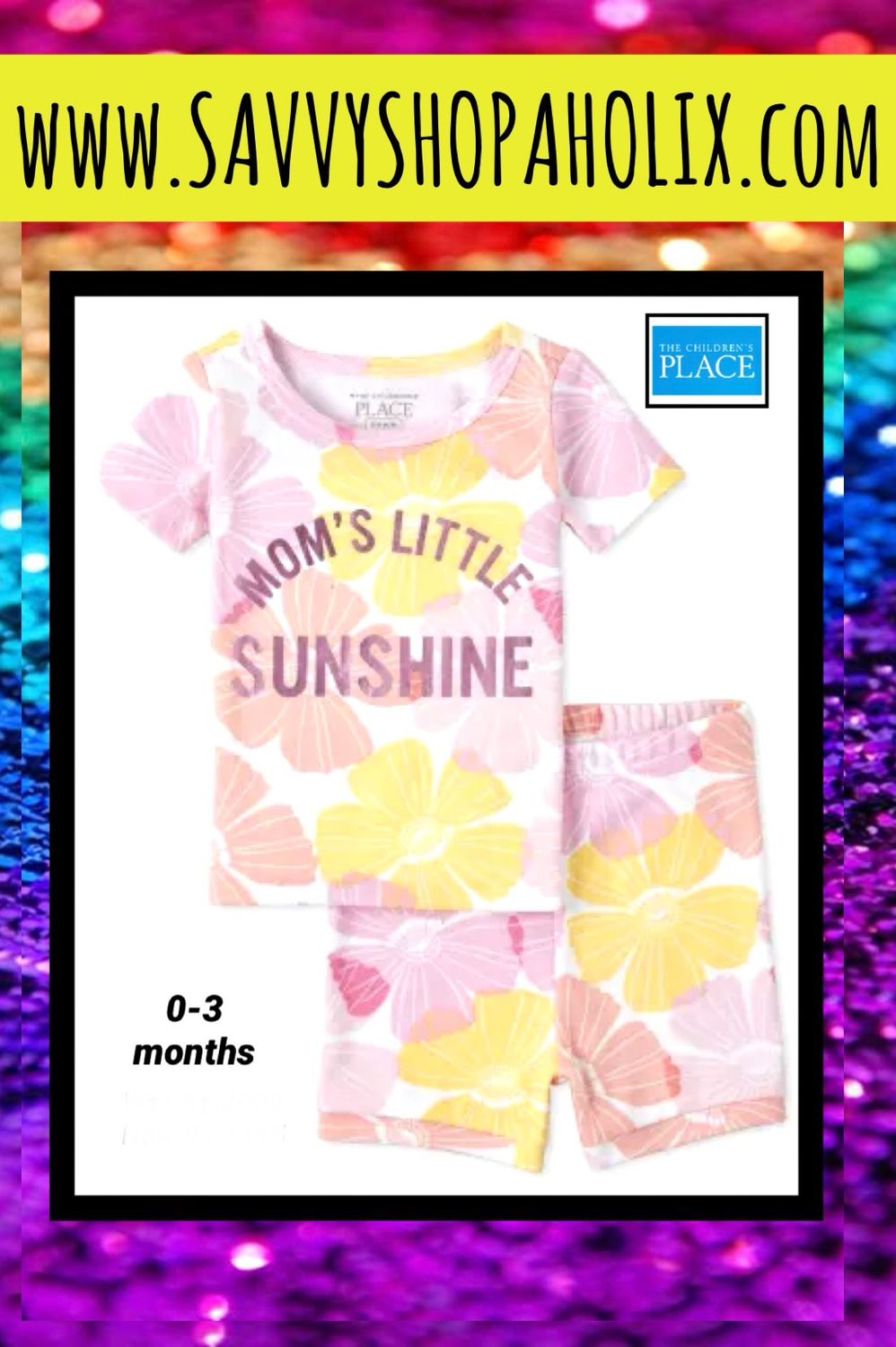 2pc Girls Outfit By The Children’s Place- Mom’s Little Sunshine