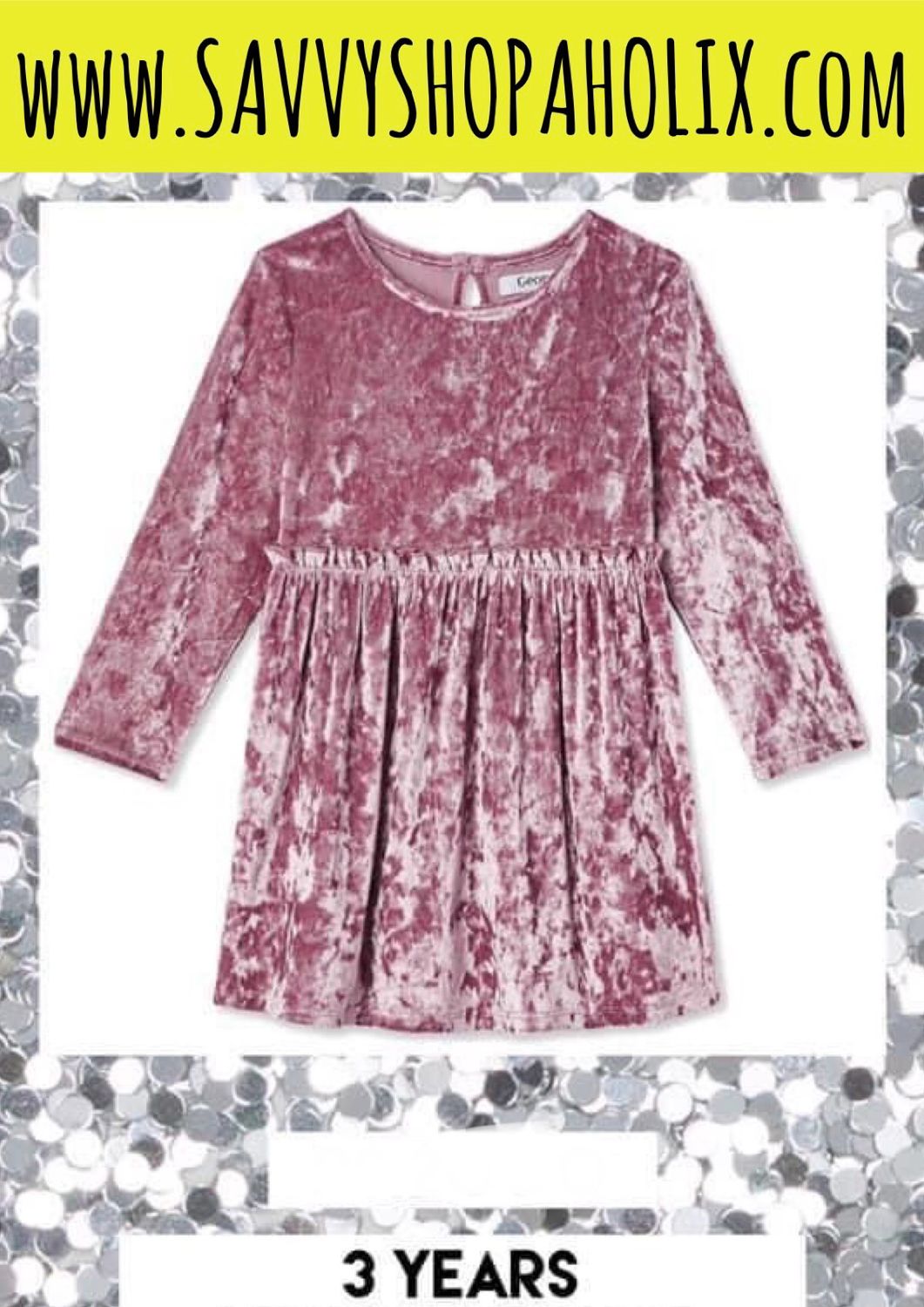 Velvet Dress By George