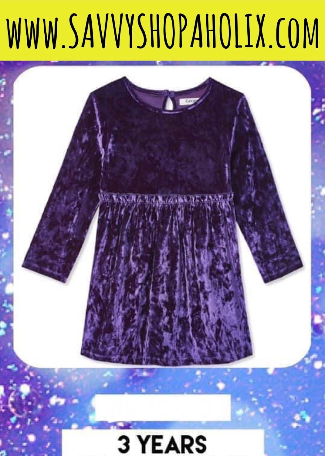 Velvet Dress By George