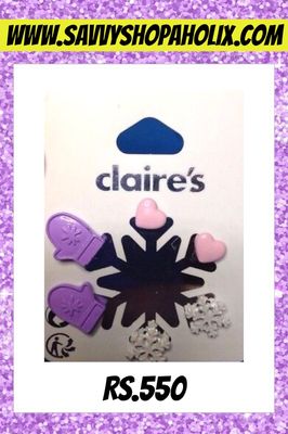 Claire’s Winter Snow Flakes Earrings Claire’s Winter Snow Flakes Earrings