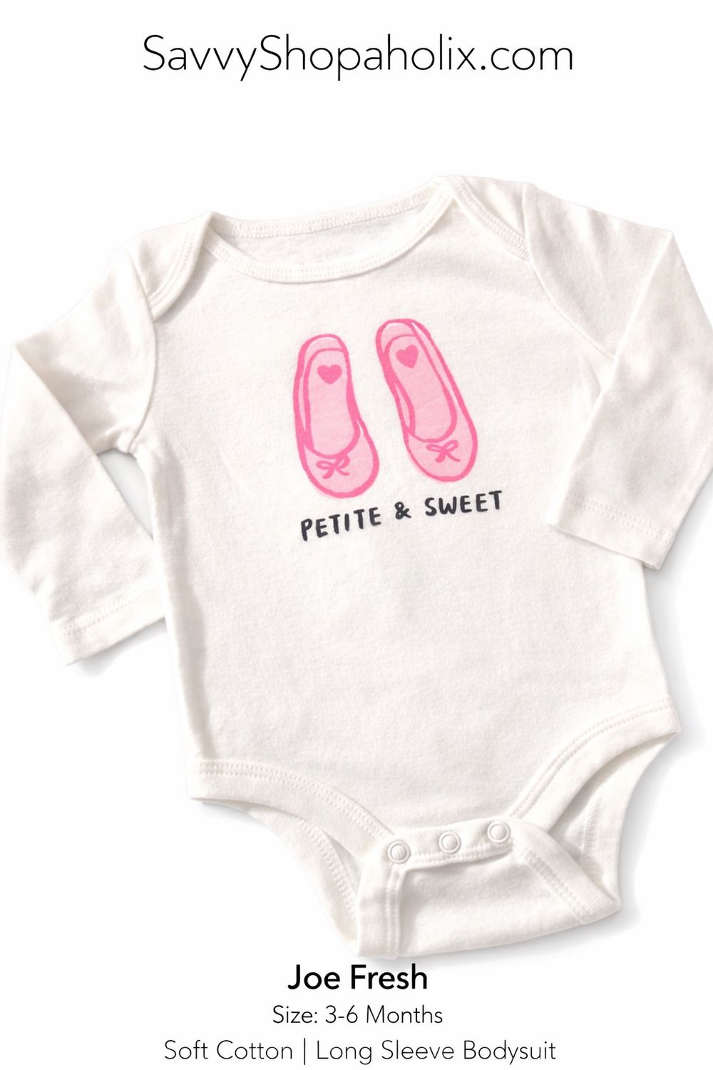 Joe Fresh Bodysuit Petit And Sweet”