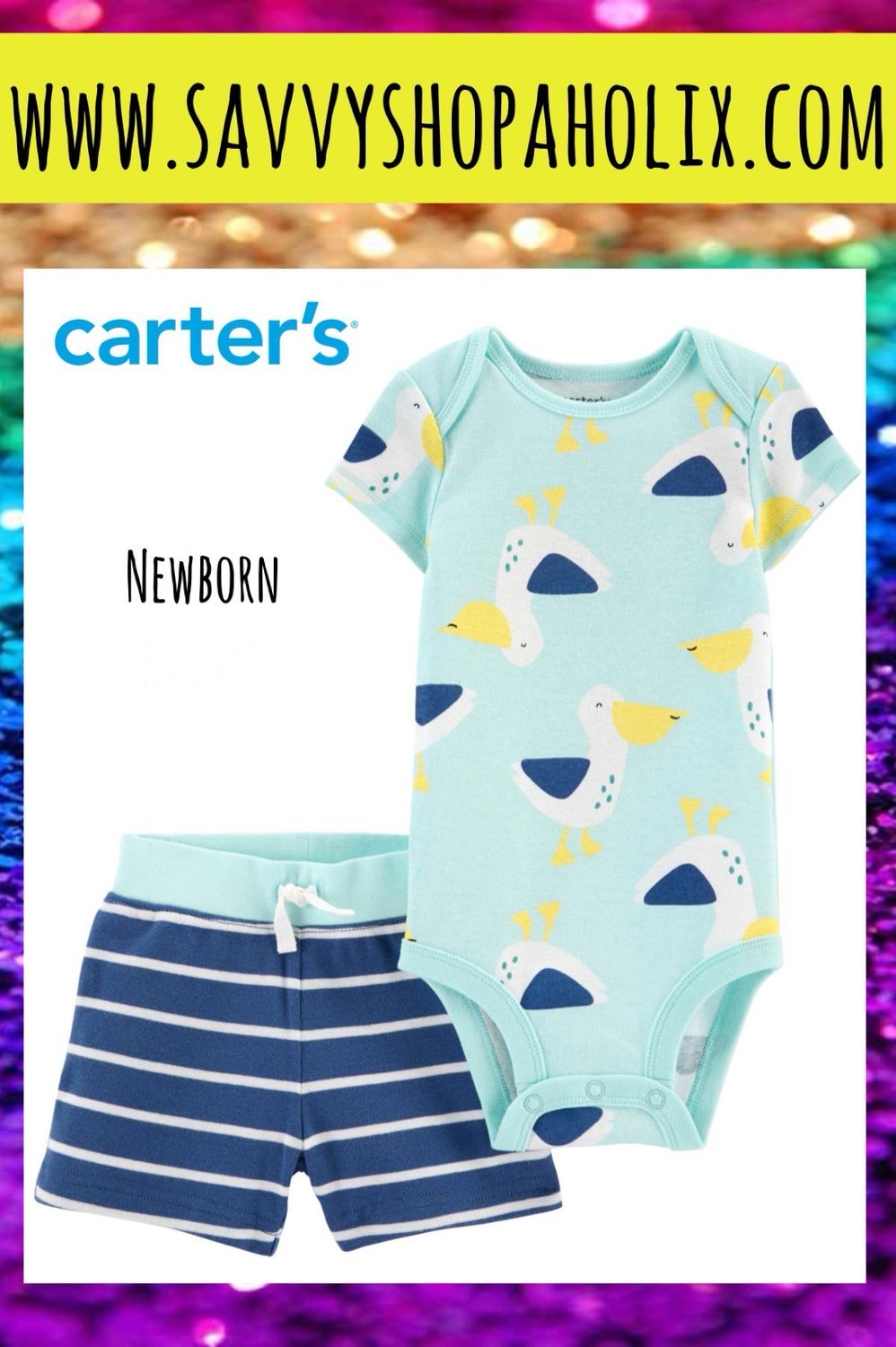 Carter’s 2pc Shorts Outfit Cotton