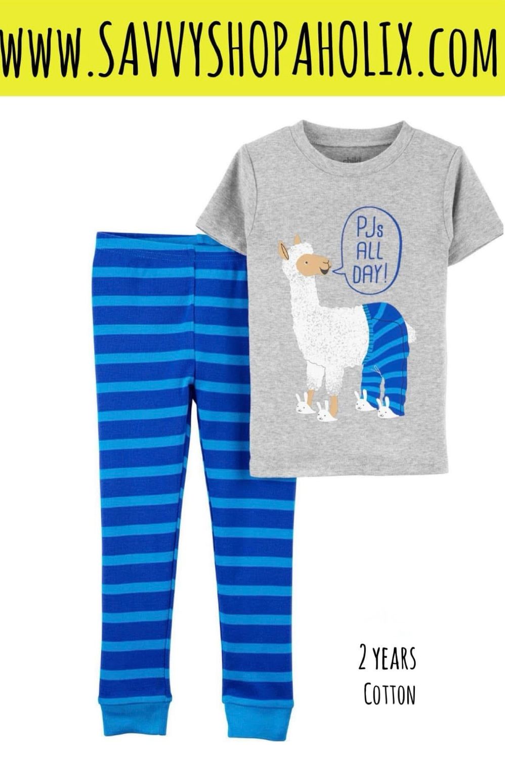 Carter’s Night Suit- PJ'S ALL DAY LAMA