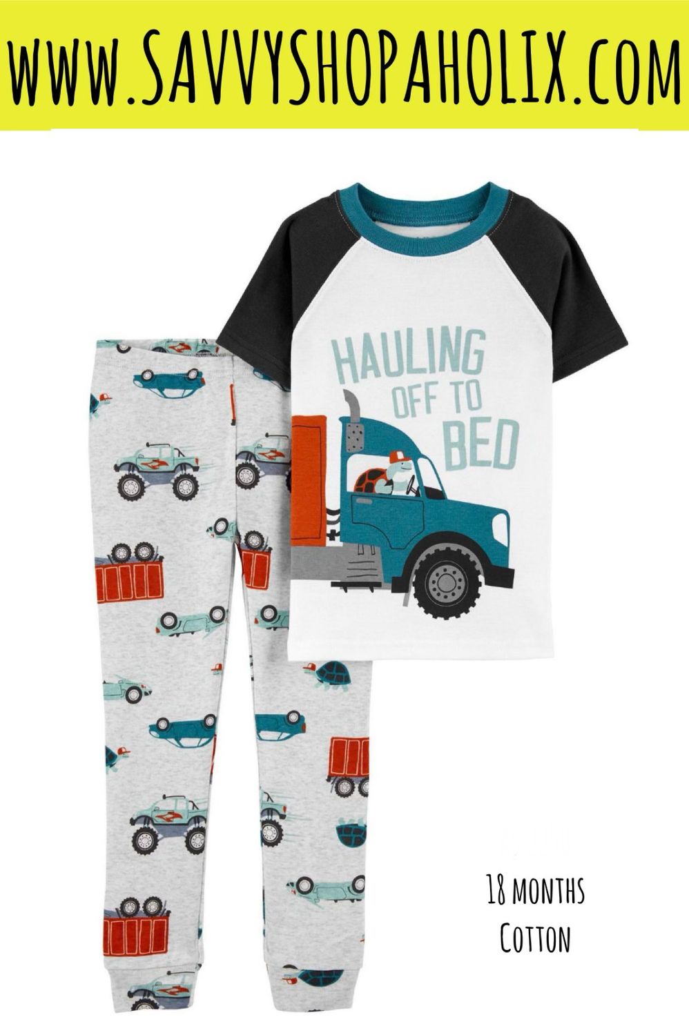 Carter’s Night Suit- HAULING OF THE BED