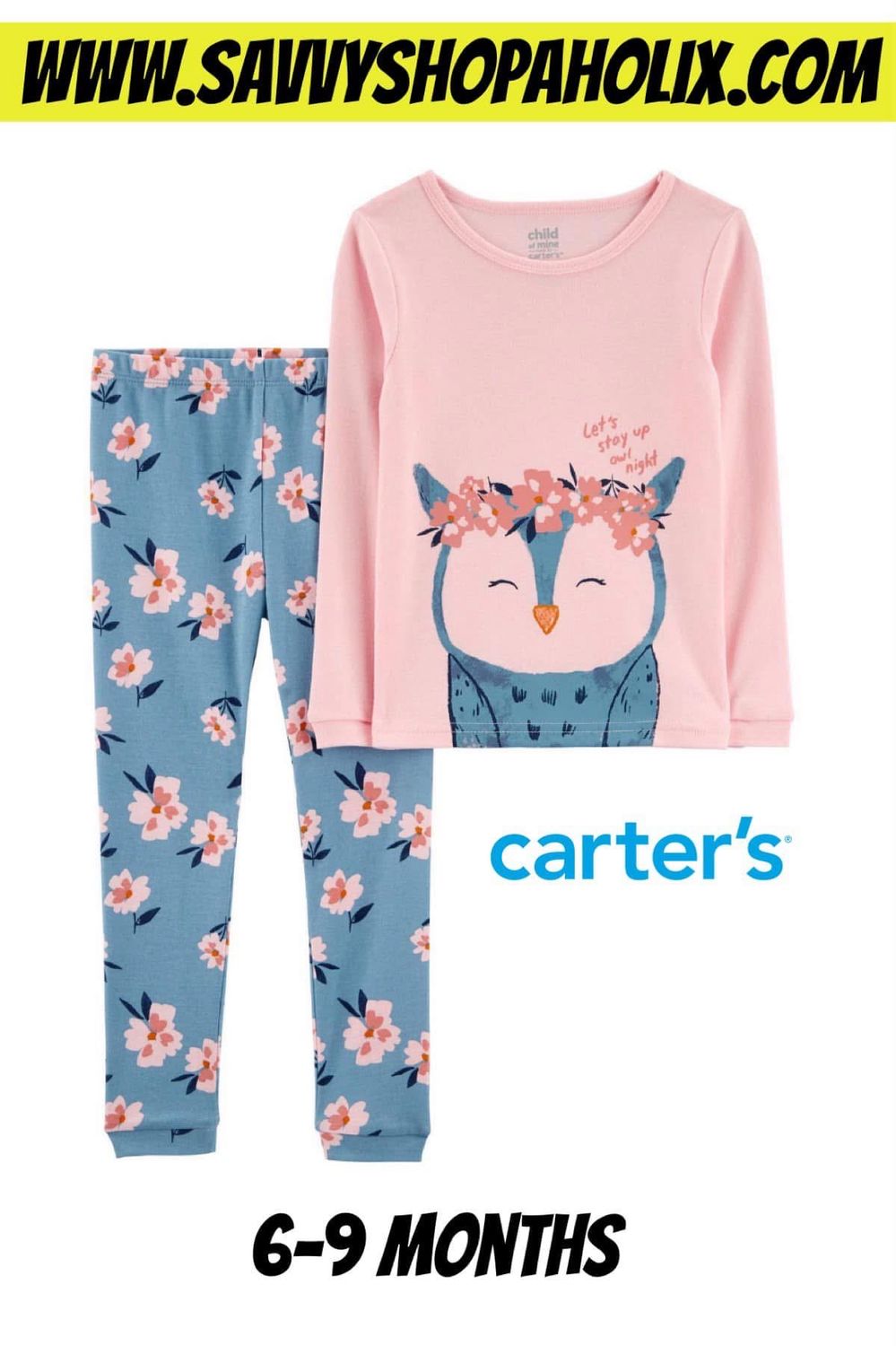 Carter’s 2pc Night Suit/pajamas