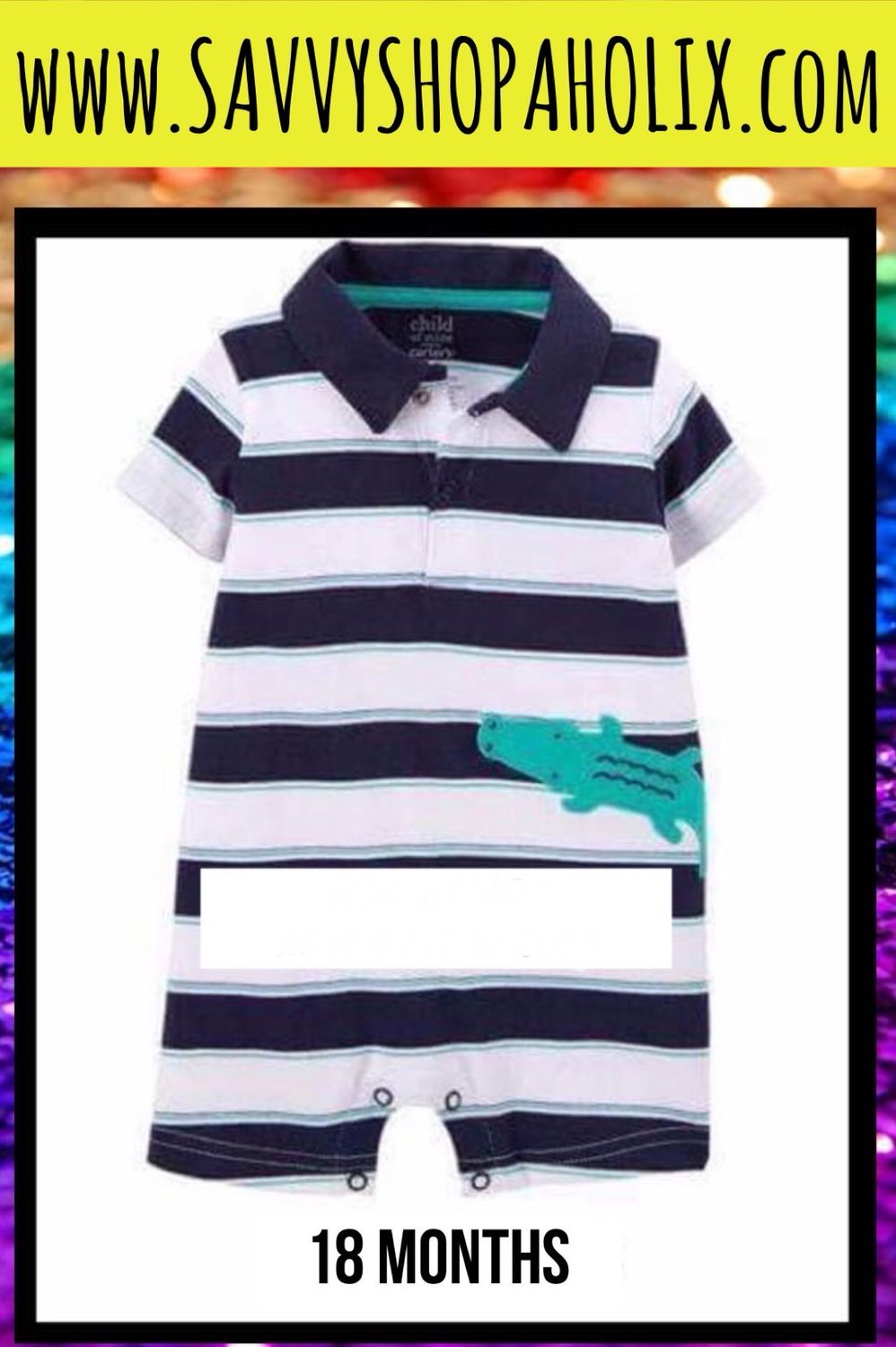 Baby Boy Romper By George-Alligator