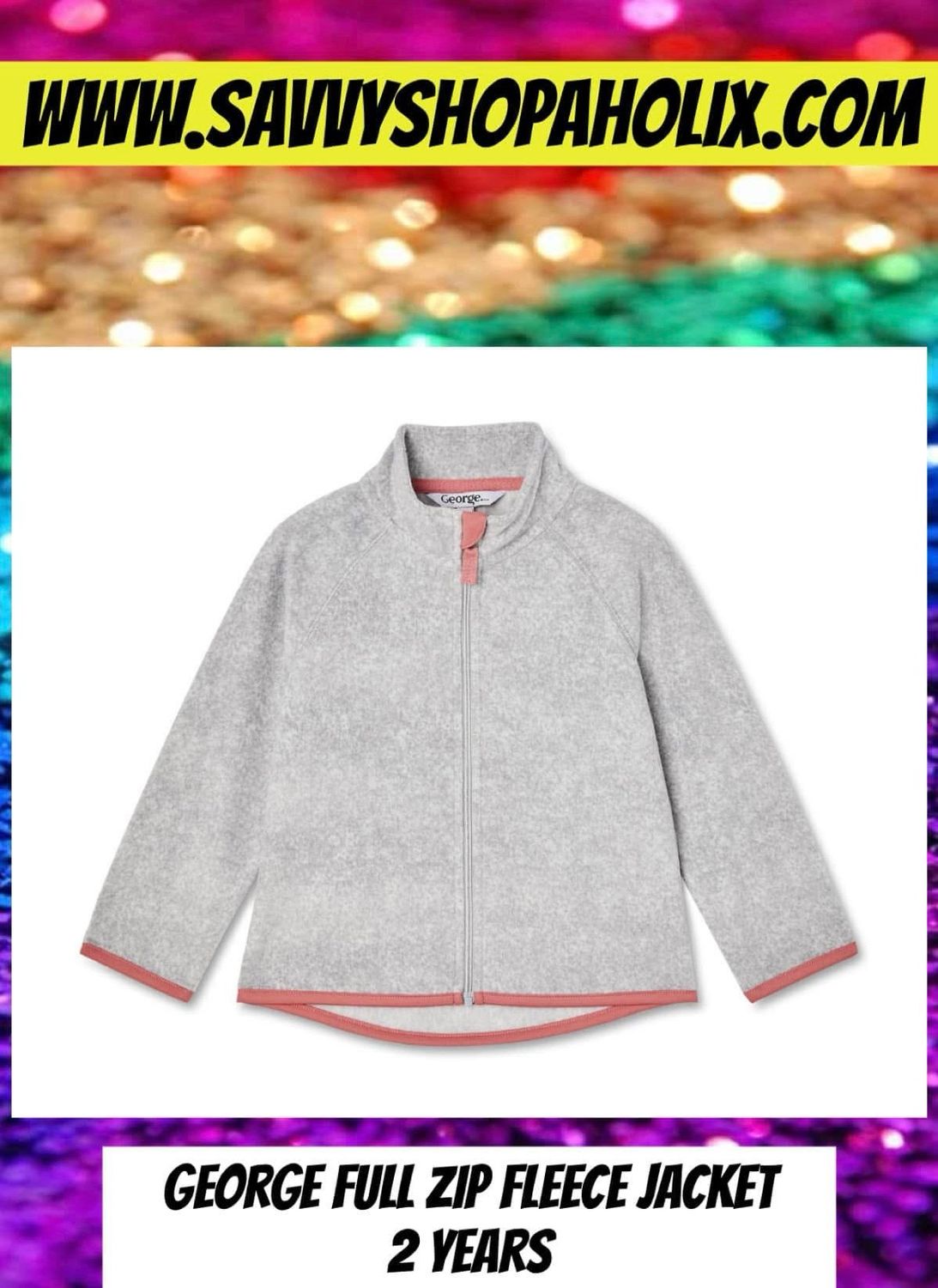 Full Zip Fleece Jacket By George