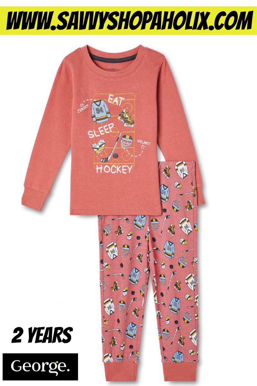 Pajamas By Carter’s- Eat Sleep Hockey