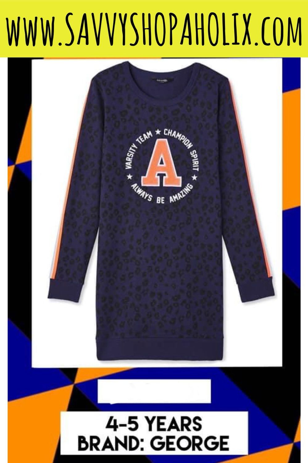 George Jersey Dress- A