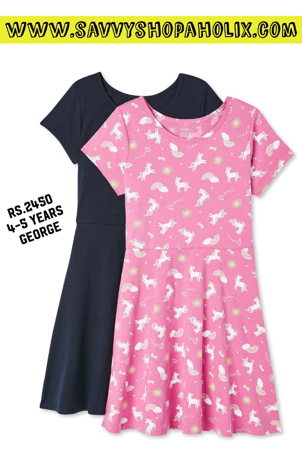 George 2 Pack Cotton Dress