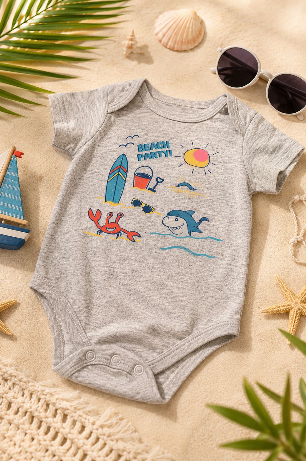 Baby Boy Bodysuit by George- Beach