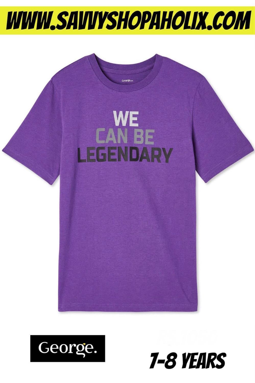 T-shirt We Can Be Legendary