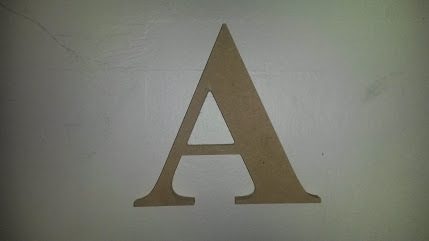 MDF Letters TNR Font, 160mm Capital