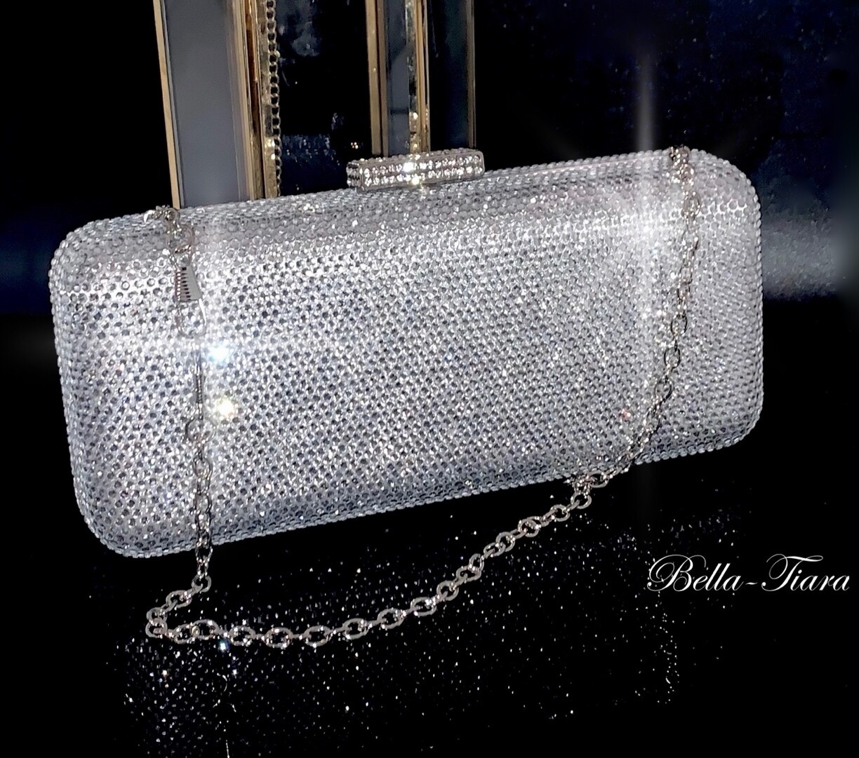 Nicoletta - Swarovski crystal clutch purse