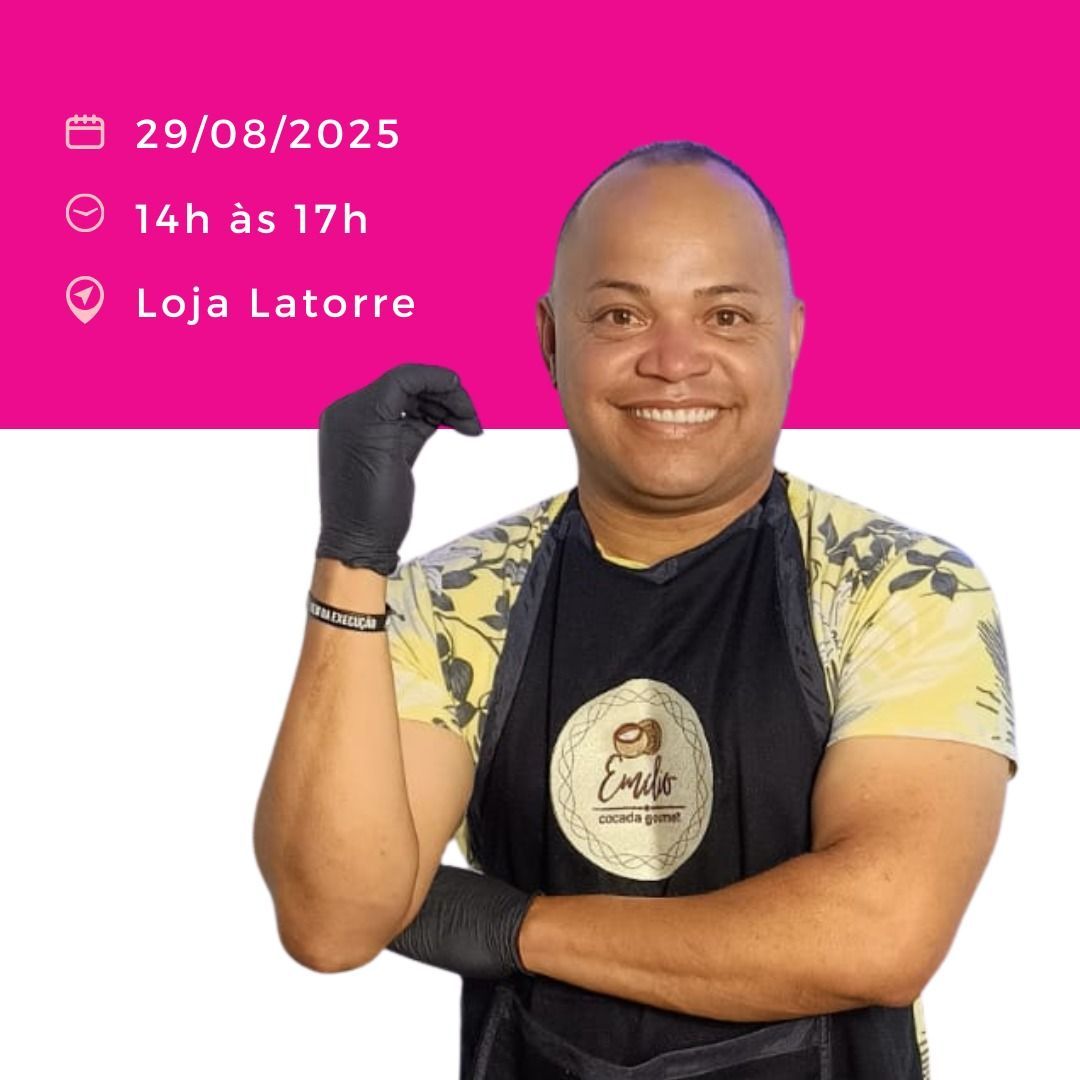 CURSO DE COCADA ARTESANAL CREMOSA PREMIUM  - EMILIO DOCES ARTESANAIS
