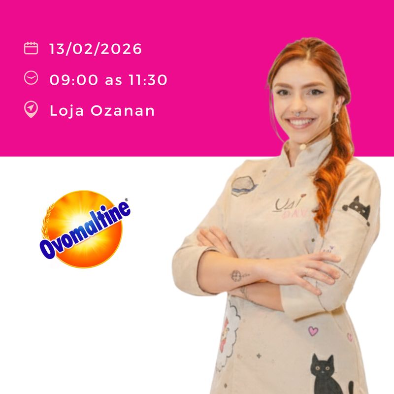 CURSO ESPECIAL PASCOA (OVO CRUNCH E OVOMALTINE) COM A CHEF DAYANE GOMES