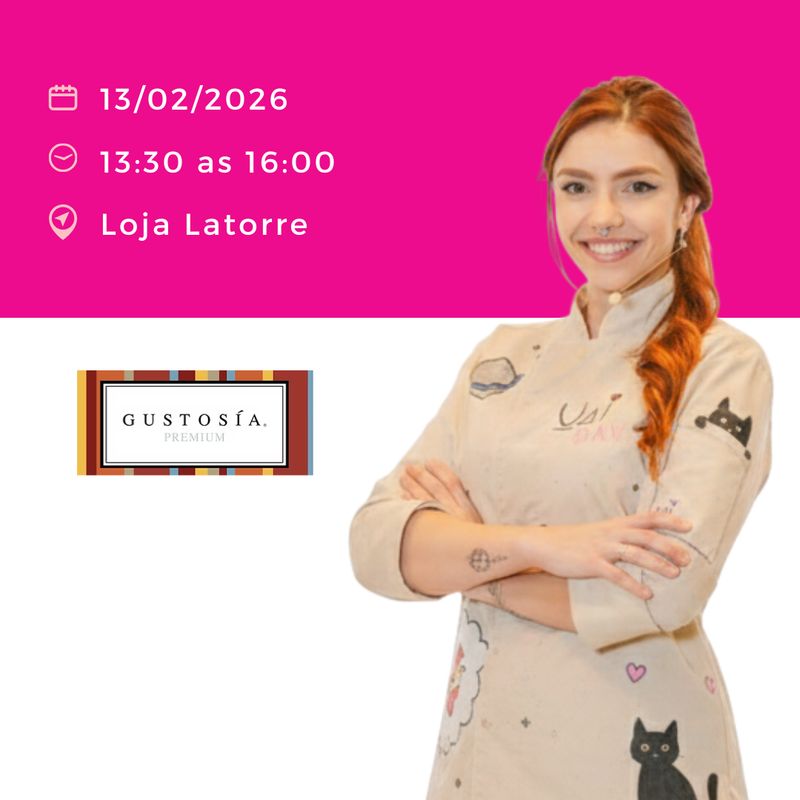 CURSO DE COKIES COM A CHEF DAYANE GOMES DA GUSTOSIA