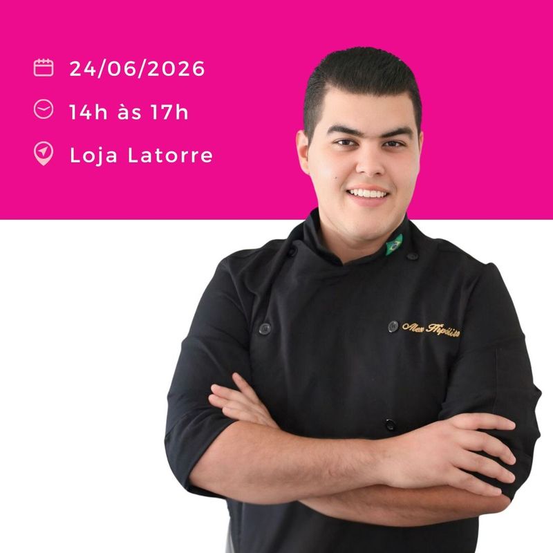 CURSO DE BOLOS  DECORADOS -SEMI PRATICO COM CHEF ALEX HIPOLITO