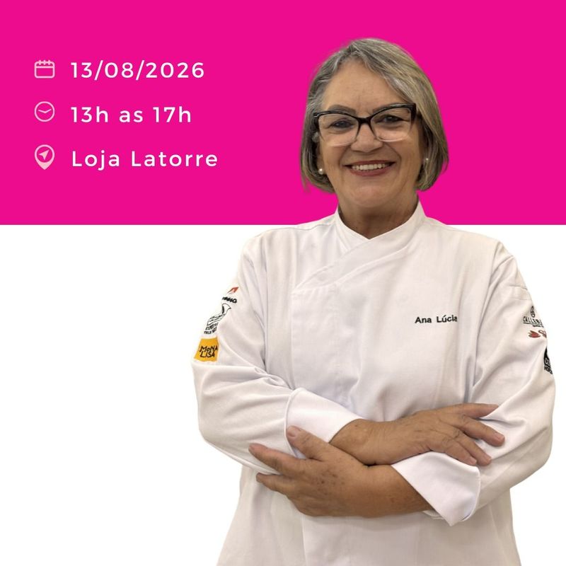 FESTIVAL DE TORTAS SALGADAS COM A CHEF ANA LUCIA  CÂNDIDO