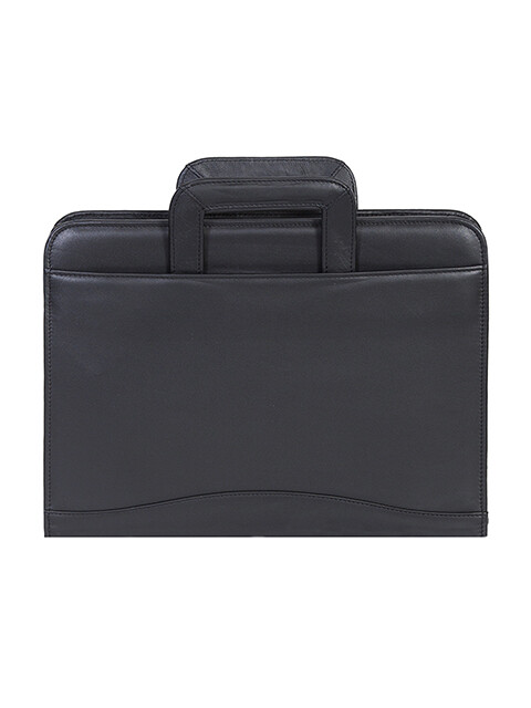 3 RING BINDER W/DROP HANDLE 11" X 13" BLACK