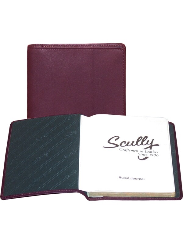 SB RLD MANUSCRPT BURGUNDY 8" X 5"