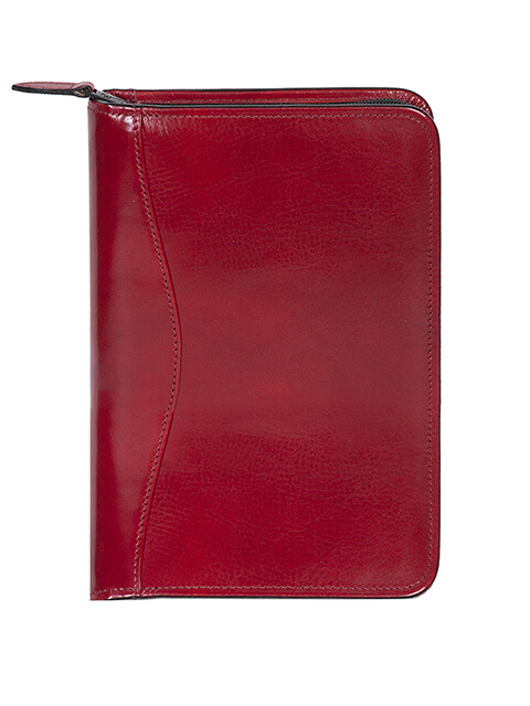 WB RED ZIP WEEKLY AGENDA 6.5" X 9 5/8" X 1"
