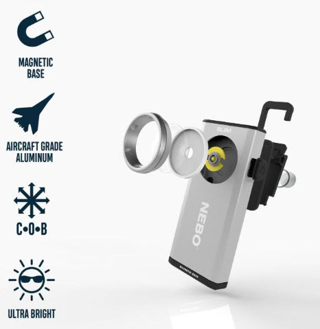 NEBO SLIM RECHARGEABLE FLASHLIGHT