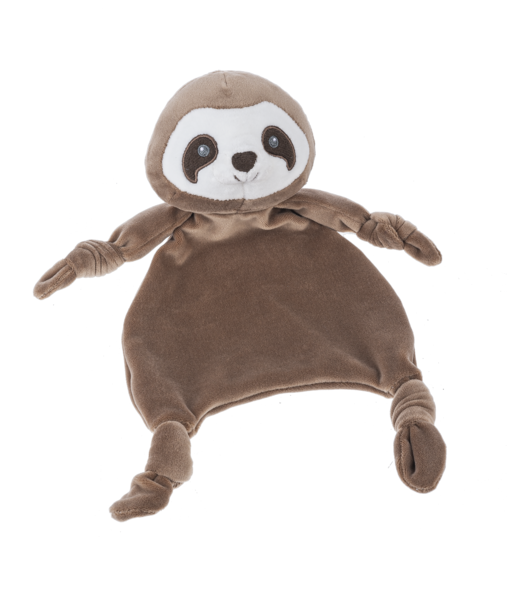 Cuddle-Me Sloth Knotty Blankie Brown