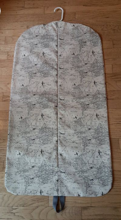 Maps Hanging Garment Bag