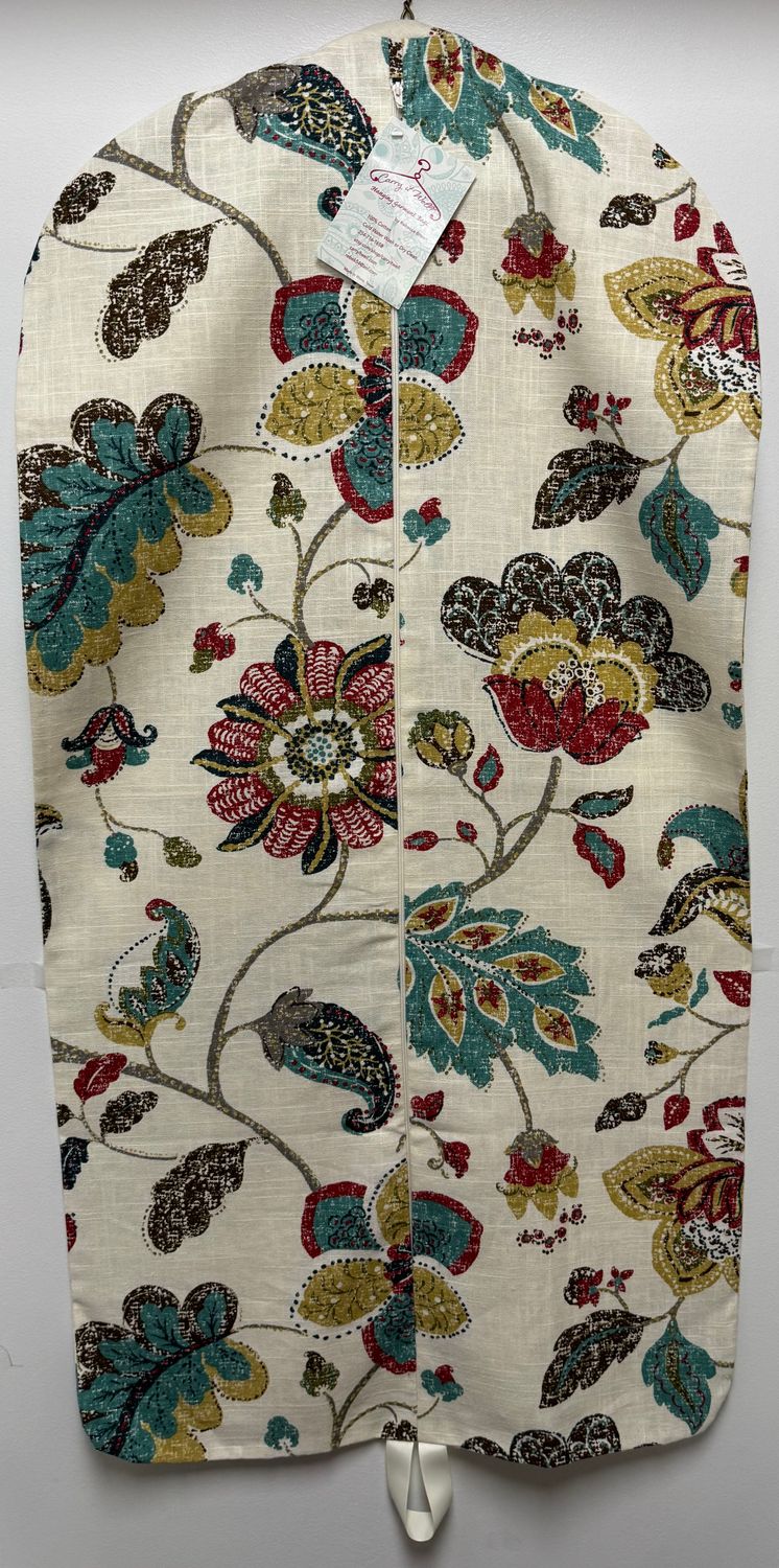 Fall Floral Hanging Garment Bag