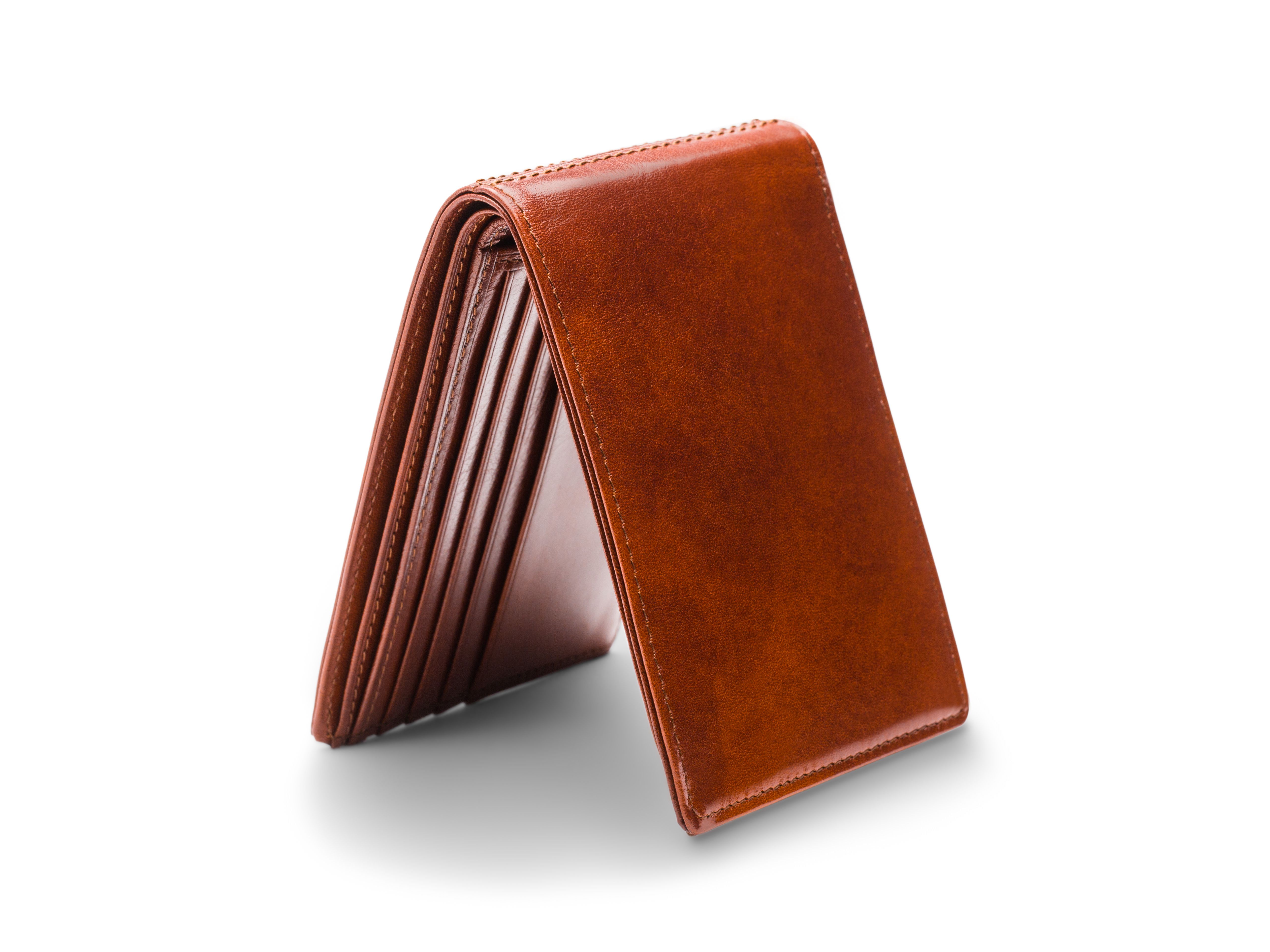 Old Leather 5 Pocket Wallet W/ I.D.