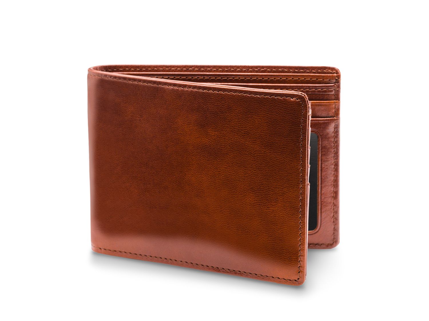 Old Leather 5 Pocket Wallet W/ I.D.