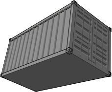 Notheizcontainer bis 75 kW mit 1000 l Öltank Notheizcontainer bis 75 kW mit 1000 l Öltank