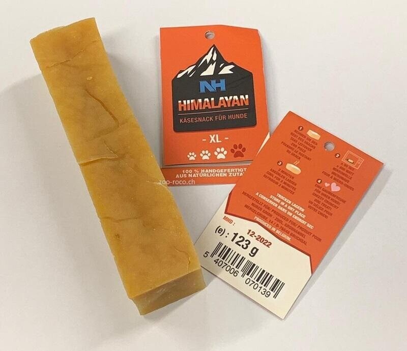 Coucour - yak kaas - hondensnacks - Himalayan Cheese Bone - XL 120-130 Gr