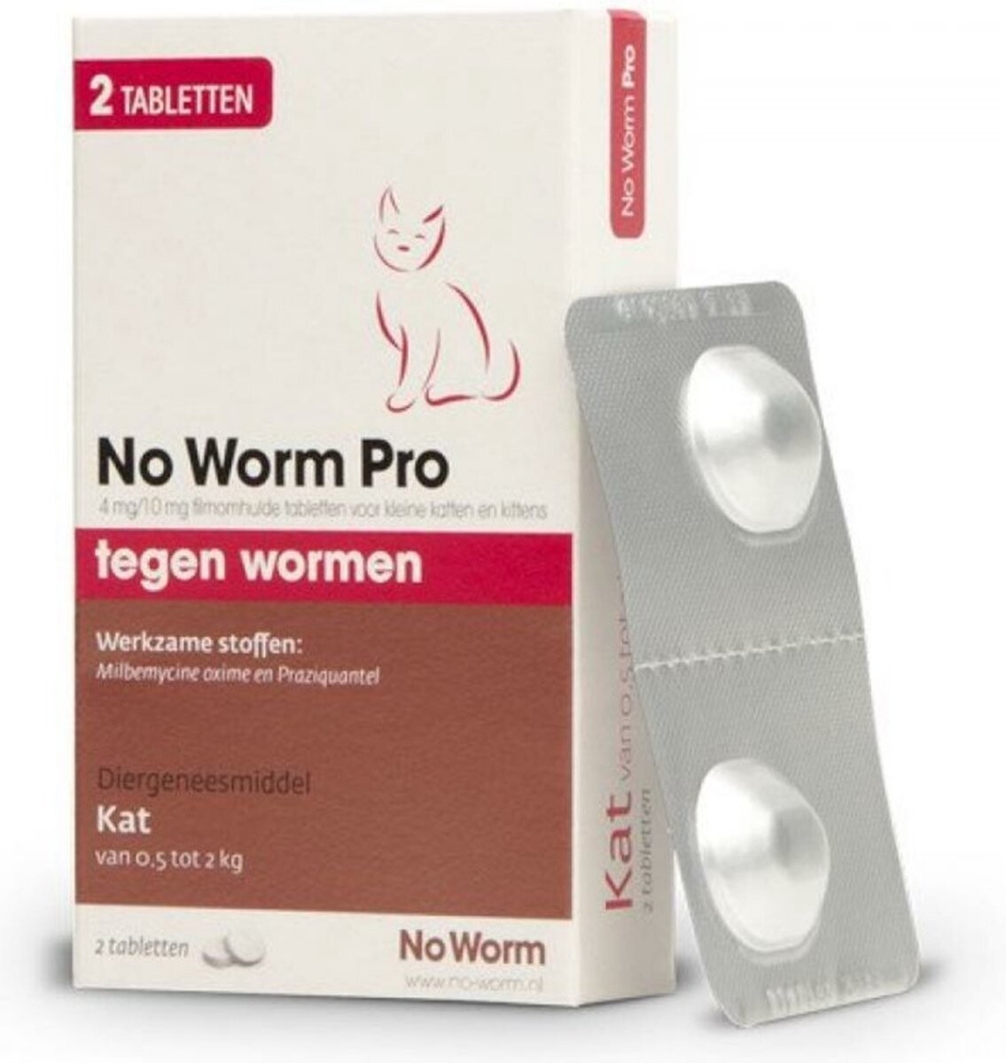Emax No worm pro ontworming voor kitten >0.5kg
