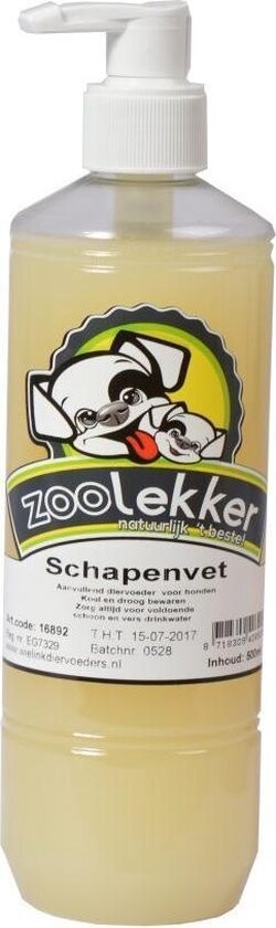 DierOKÉ schapenvet ondersteunende olie hond en kat 500ml
