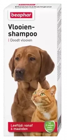 Beaphar vlooienshampoo 200ml vlooien shampoo hond kat