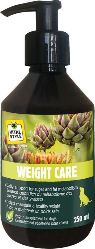 VITALstyle weight control - honden supplementen - op natuurlijke basis - 250 ml - gewichtsbalans