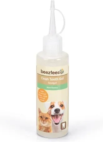 Beeztees - Tanden reiniging gel - tandgel hond - hondentandgel - gebitsreiniging hond - 100gr NU 1+1 GRATIS!