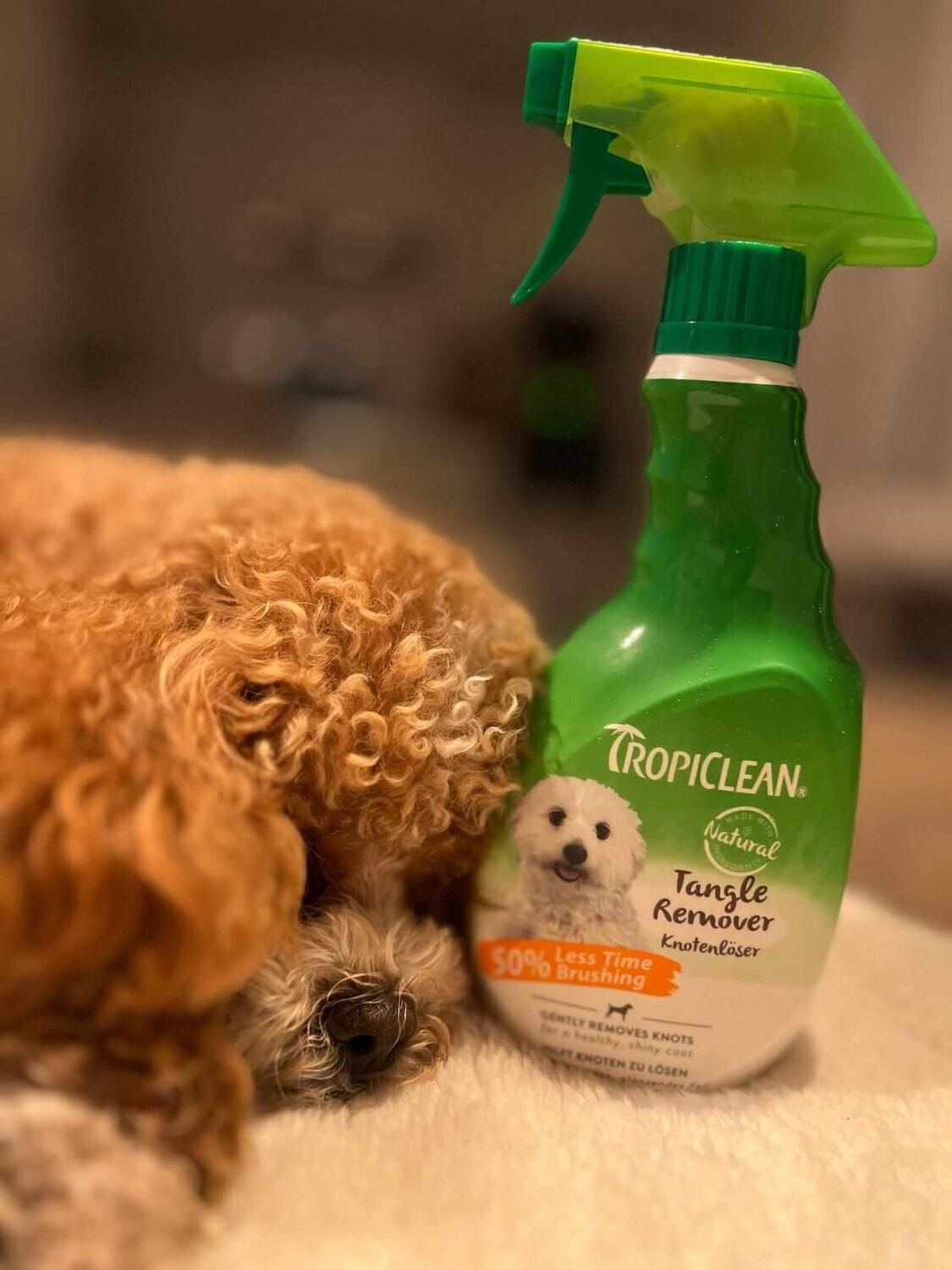Tropiclean Natural antiklit spray droogshampoo 473ml   NU 1+1 GRATIS