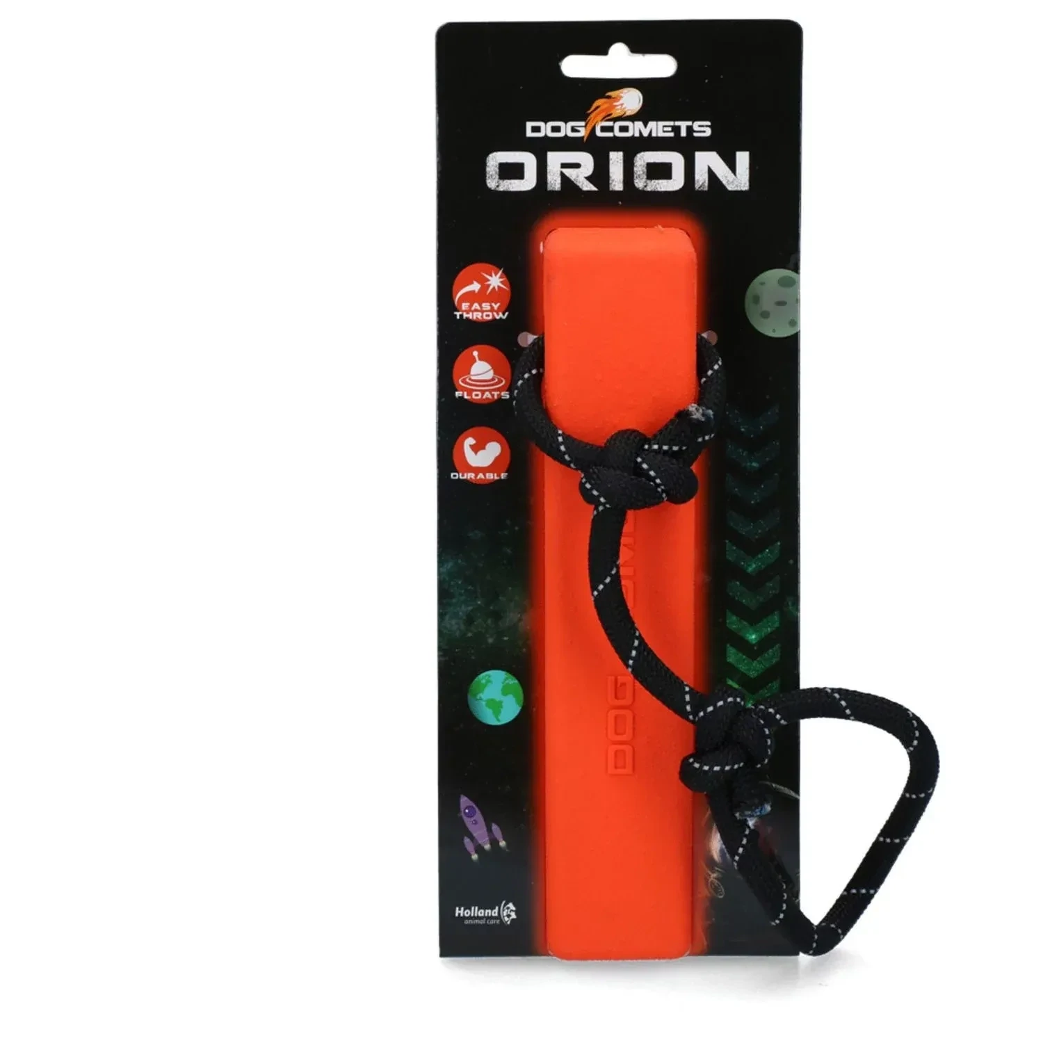 Dog Comets Drijvende Dummy Orion - Hondenspeelgoed - oranje - drijfspeelgoed