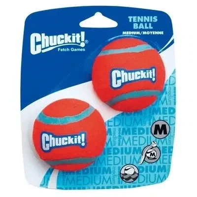 Chuck-it 2-pack Medium tennisbal - tennis ballen oranje