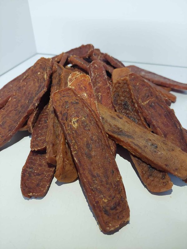 DierOKÉ kipfiletstrips 100% natuurlijke hondensnacks - filet - kip - mono/proteïn -  graanvrij - 400gr -  chicken jerkey