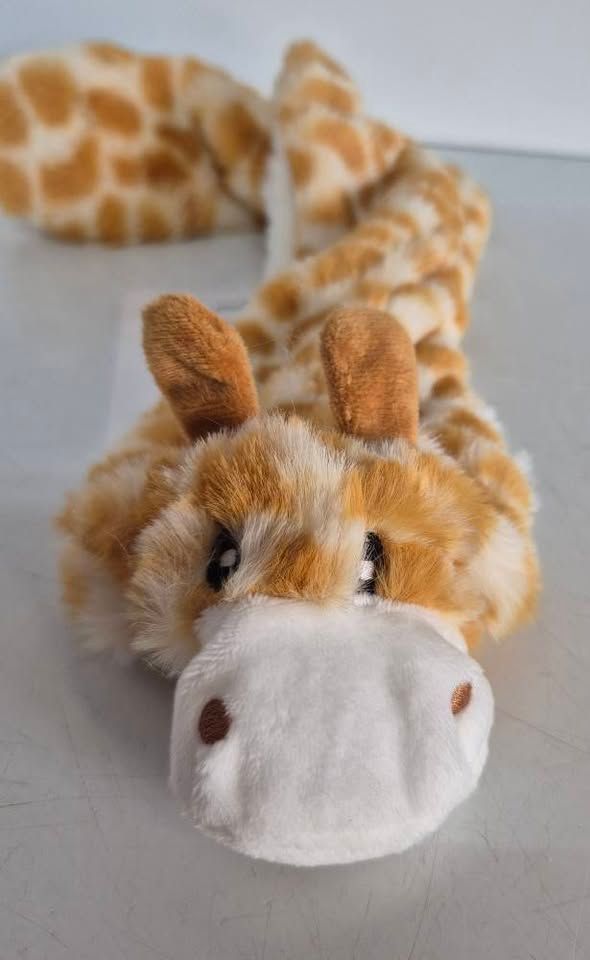 KENGS - Hondenspeeltje met piep - piepspeelgoed - Flatties / Platties - div dieren - 2 piepjes - giraffe
