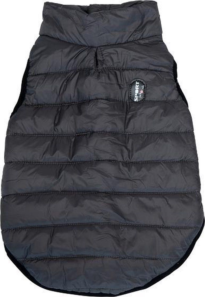 Jack&Vanilla hondenjas - bodywarmer - wind en waterdicht - maat XS - 25cm - zwart - hondenbodywarmer