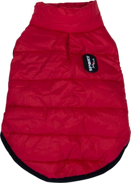 Jack&Vanilla hondenjas - bodywarmer - wind en waterdicht - maat XL - 45cm - rood - hondenbodywarmer