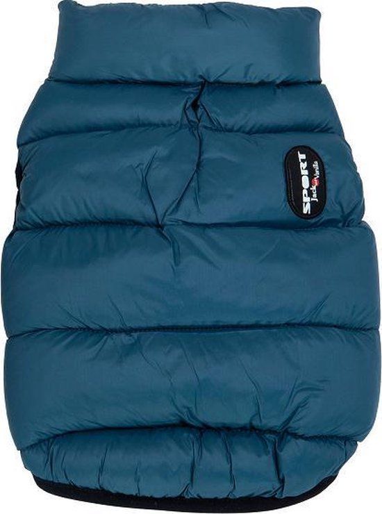 Jack&Vanilla hondenjas - bodywarmer - wind en waterdicht - maat XL - 45cm - blauw - navy - hondenbodywarmer