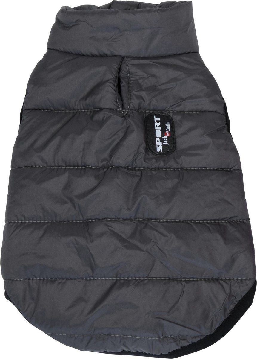 Jack&Vanilla hondenjas - bodywarmer - wind en waterdicht - maat XL - 45cm - grijs- hondenbodywarmer