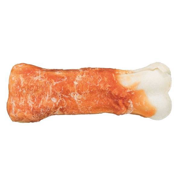 Trixie - Groot bot runderhuid met heerlijke omwikkelde kip - 200gr - kipbot - rawhide
