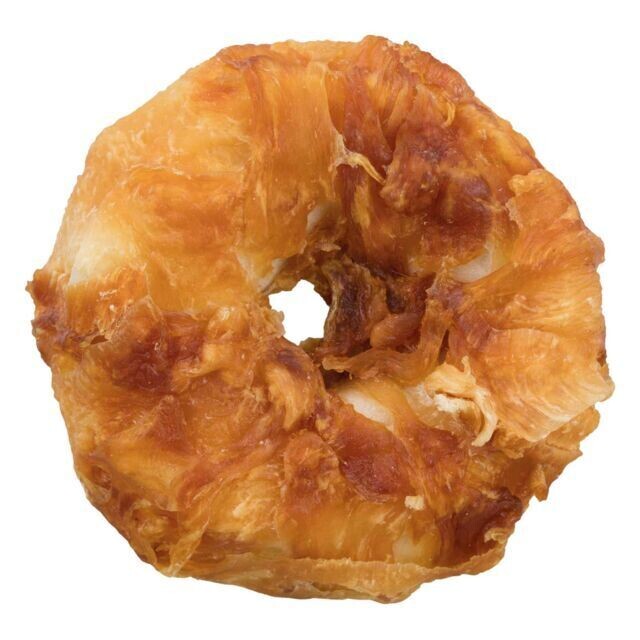 Trixie - chicken donut- kippendonutje voor hond - 5cm - per 10 stuks - rawhide
